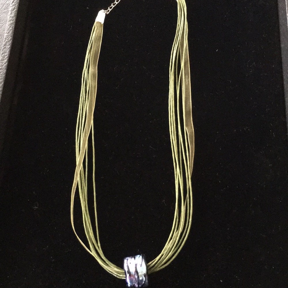 Ribbon/cord Necklace.